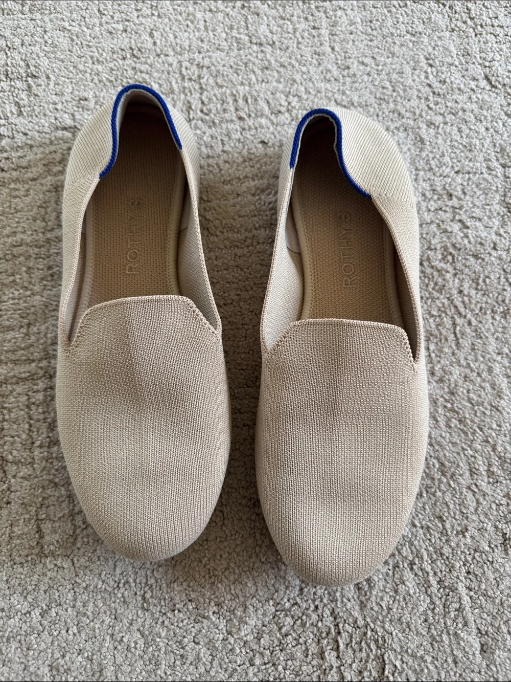 Rothys Women's The Lounge Loafer In Sand Stone Size 9